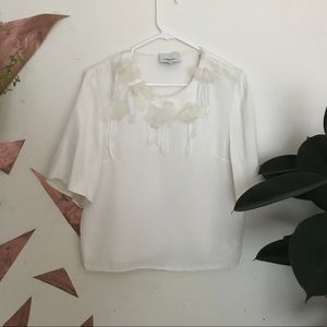 Phillip Lim white silk top